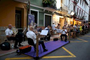 La banda municipal de Castellón ameniza cenas y tardeos en la ciudad con el GastroBanda