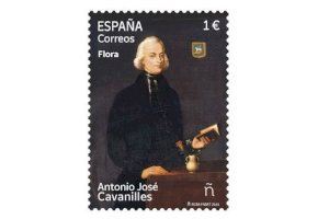 Correos dedica un sello al famoso botánico valenciano Cavanilles