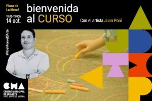 Una creación del artista Juan Poré, protagonista de la actividad inaugural del Centre Municipal de les Arts de Burriana
