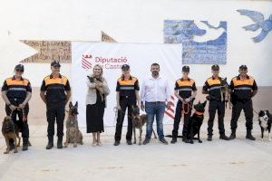 La Diputació de Castelló duplica la Unitat Canina de Cerca i Rescat
