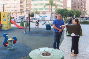 El Ayuntamiento acomete las obras para dotar de sombra a los parques infantiles de Onda