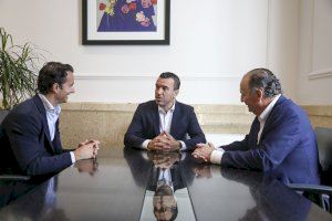 La Diputació de València y la Cámara de Comercio trabajarán para garantizar la cooperación público-privada