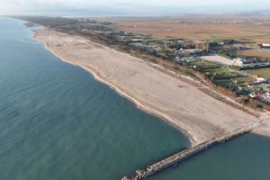 Valencia recupera la longitud de sus playas como en los años setenta tras un trasvase histórico de arena