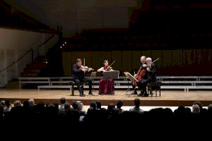 El Cuarteto Casals llena la Sala Iturbi para celebrar el Concierto 2.500 de la SFV