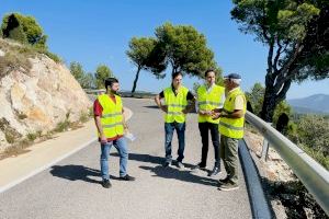 La Diputació de Castelló injecta 605.000 euros a Benafigos per a millorar la seguretat de la CV-169