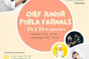 La Pobla de Farnals organiza el concurso Chef Junior 2023