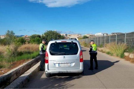 La Policia Local de Vila-real efectua controls amb patrulles i el suport de la Unitat de Drons per evitar els robatoris en el camp