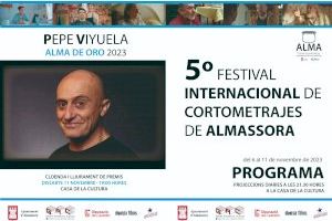 El conocido actor Pepe Viyuela recibe el ALMA de oro del Festival Internacional de Cortometrajes de Almassora