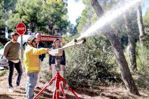Comença la instal·lació dels canons d'aigua al Saler per evitar incendis com els recents