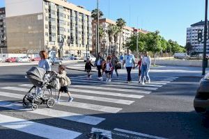 La Policia Local de València intensifica el treball als carrers per protegir els vianants
