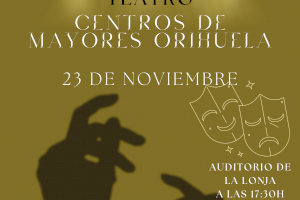 El Auditorio de La Lonja acoge el 23 de noviembre el II Certamen de Teatro de Centros de Mayores