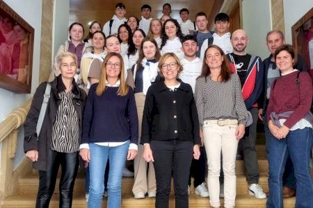 Recepció als alumnes de programa Erasmus de l'IES La Mar de Xàbia