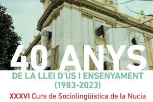 El “36é Curs de Sociolingüística” de La Nucía arranca mañana con 140 inscritos