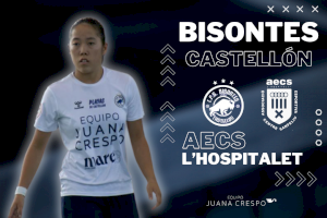 El Bisontes Castellón FSF recibe este sábado al AECS l'Hospitalet FS