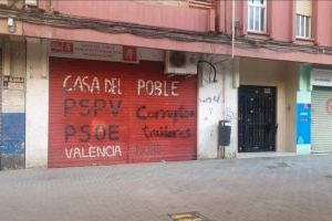 El PSPV-PSOE lleva al próximo pleno de Les Corts una iniciativa para que Mazón condene los ataques a las sedes socialistas