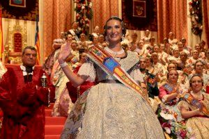 Borriana viu amb emoció l'Exaltació de la Reina Fallera 2024, Laia Molina