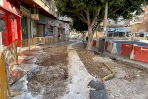 El Ayuntamiento invierte 183.000 euros en la renovación de aceras a través del Plan +Cerca de la Diputación de Alicante