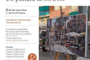 Vilamarxant celebra por segundo año consecutivo el II Certamen de Pintura “De Sol a Sol”