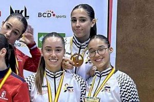 Sofia Coronado, esportista de Moncofa, aconsegueix l'or en el campionat d'Espanya de karate