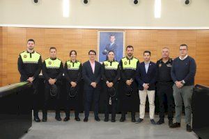 El Ayuntamiento de San Vicente del Raspeig incorpora cinco nuevos agentes a la plantilla de la Policía Local