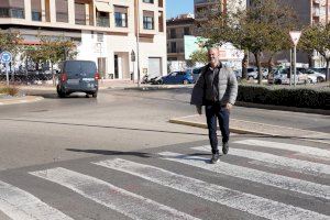 El Ayuntamiento de la Vall d’Uixó instala 50 puntos lumínicos para mejorar la seguridad de los pasos de peatones