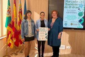El Ayuntamiento de Castellón impulsa una nueva edición del Mercat Nadalenc de El Grau en apoyo al comercio local