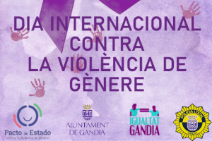 Gandia commemora el Dia Internacional contra la violència de gènere
