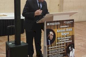 L'Associació d'Escritors en Llengua Valenciana homenatja a Antoni Ruiz Negre en el Sopar dels Escritors