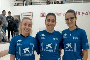 Ana, Amparo i Isabel ja són finalistes de la Lliga CaixaBank de raspall
