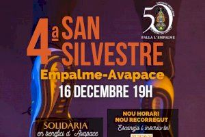 La IV San Silvestre Empalme- Avapace de Burjassot llega este año el sábado 16 de diciembre con cambio de recorrido