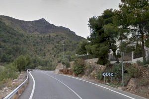 Herido un motorista en un accidente en la carretera entre la Vall d'Uixó y Alfondeguilla