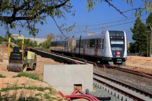 FGV interrumpe el 6 de diciembre por obras de mejora la circulación entre las estaciones de Fuente del Jarro y La Canyada de Metrovalencia