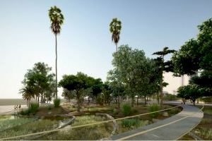 El proyecto para regenerar la playa de la Almadraba crea nuevos espacios de esparcimiento y recupera el yacimiento