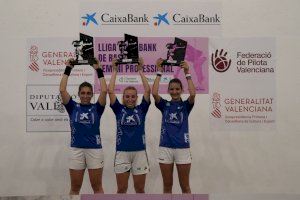 Aida, Anabel i Júlia guanyen la Lliga Caixa Bank de raspall a Pelayo