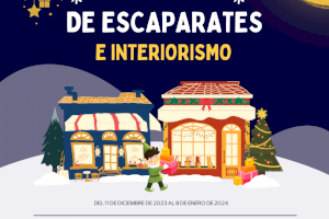 Crevillent pone en marcha el XVIII concurso de escaparates e interiorismo comercial por Navidad