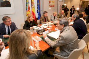El president de la Generalitat, Carlos Mazónha presidit el Ple del Consell a Alacant