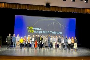 El documental “25 veus, 25 anys fent Cultura” cierra los actos del XXV aniversario del Auditori Molí de Vila de Quart de Poblet