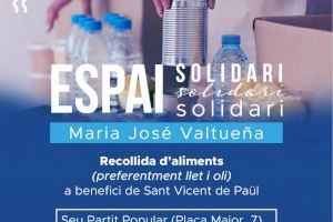 El PP recoge productos de primera necesidad en Navidad en el Espacio Solidario María José Valtueña hasta el 7 de enero