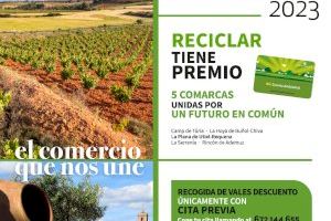 El Consorcio Valencia Interior reparte vales de compra en Utiel gracias al programa Mi Cuenta Ambiental