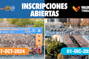 Valencia agota el 60% de las inscripciones para el Maratón y Medio Maratón en una semana