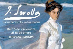 Torrent inaugurará la exposición accesible "La Luz en tus manos" dedicada a Joaquín Sorolla en el nuevo Espai Sant Gregori
