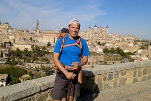 El reto solidario que se marca un valenciano: caminar 3.000 km desde Roma hasta Santiago de Compostela