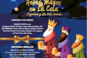 Los Reyes Magos llegarán a Villajoyosa este viernes en una cabalgata real llena de magia, ilusión y sorpresas