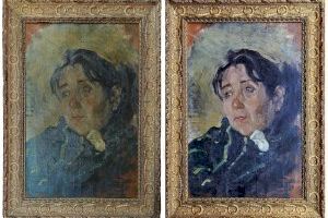 El Ayuntamiento de Alcoy restaura el Retrato de Doña Teresa Miró de Lorenzo Casanova Ruiz