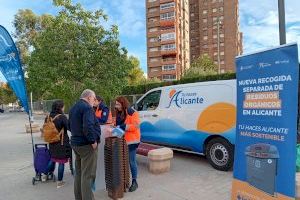 Alicante amplía el despliegue del contenedor marrón a los barrios del cinturón exterior de la Gran Vía