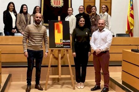 La Junta Local Fallera d’Algemesí presenta el cartell anunciador de les Falles de 2024 obra del pintor algemesinenc Juan Carlos Forner