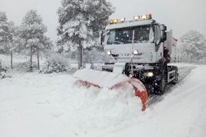 La Diputació de València pone a punto su dispositivo invernal en carreteras