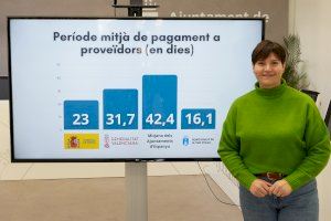 El Ayuntamiento de la Vall d’Uixó paga a sus proveedores tres veces más rápido que la media nacional
