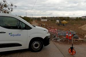 Obras para conectar los dos nuevos centros sanitarios de La Pedrera a la red de alcantarillado de Dénia