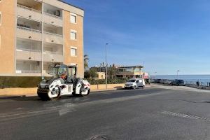 A finales de enero termina el reasfaltado de calles en la zona sur de Torrevieja
